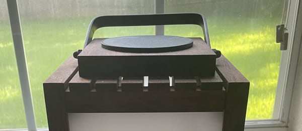 Teak Solar Lamp